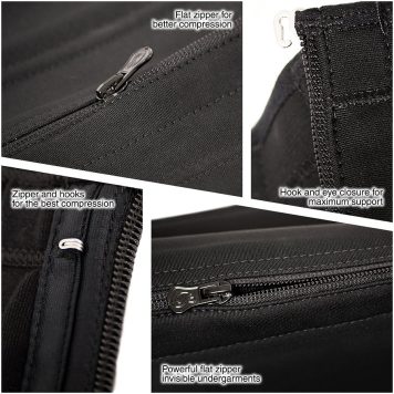 Corset discret zip long/court